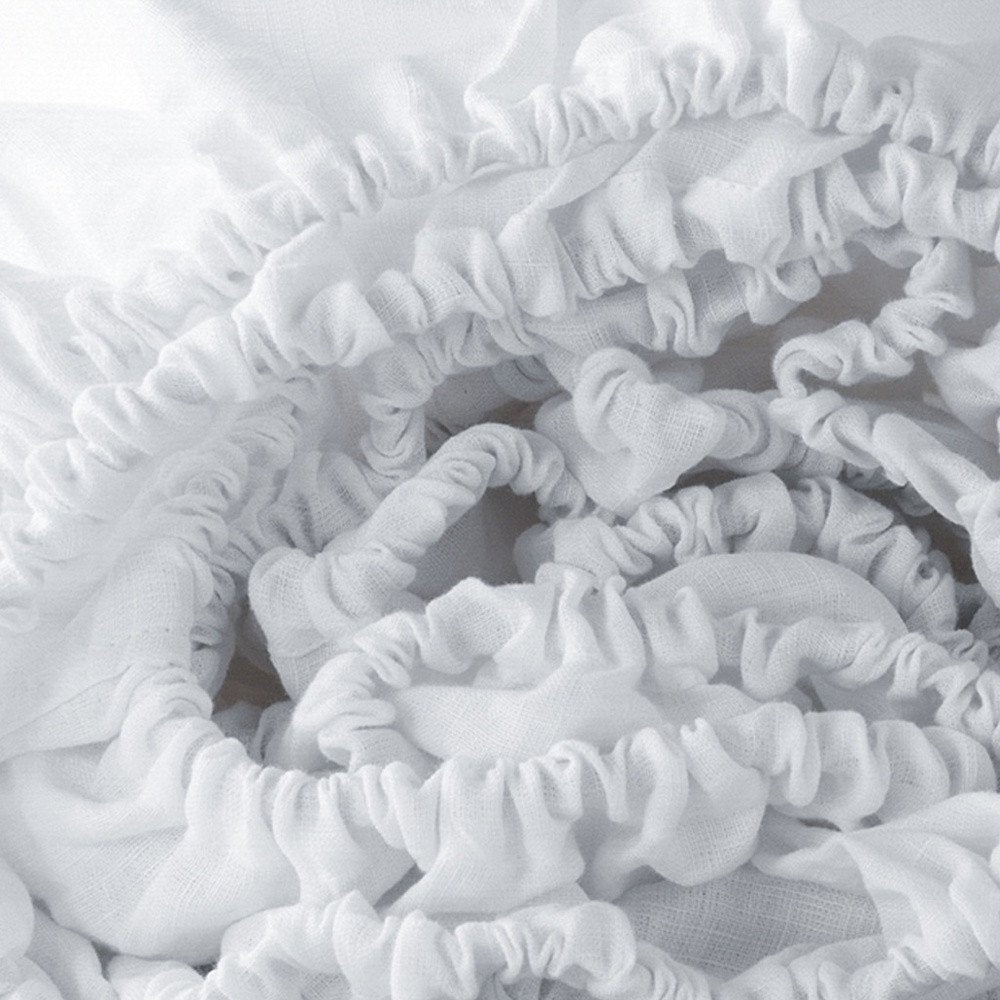 White Linen King Fitted sheet