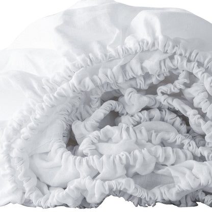 White Linen California King Fitted sheet