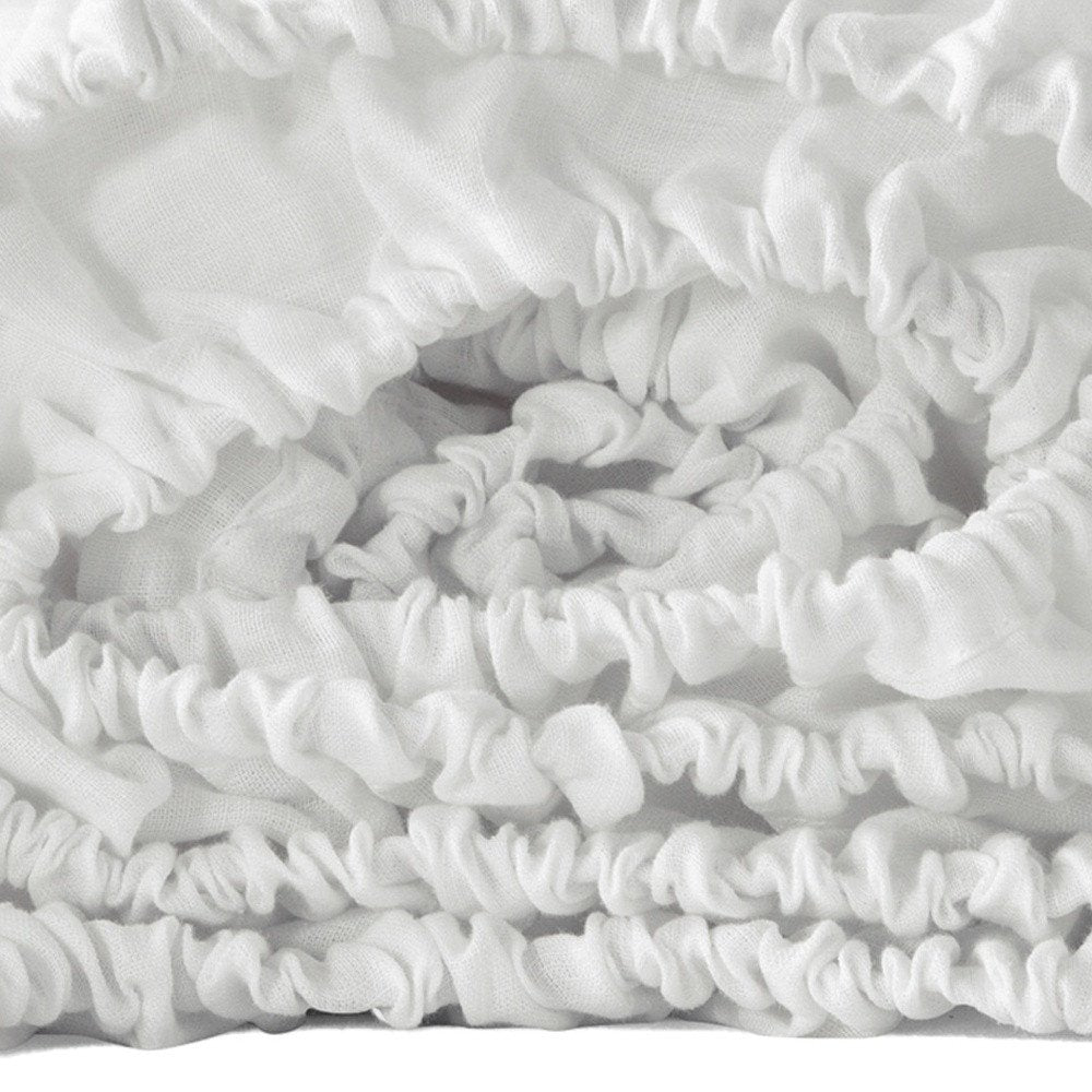 Ivory Linen King Fitted sheet