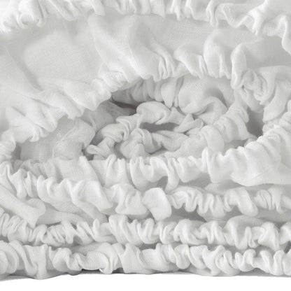 Ivory Linen King Fitted sheet