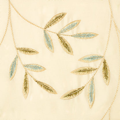 SCHUMACHER  PERENNIAL FAVORITES Vigne Embroidery EMBROIDERIES EMBROIDERIES AQUA   - 52080