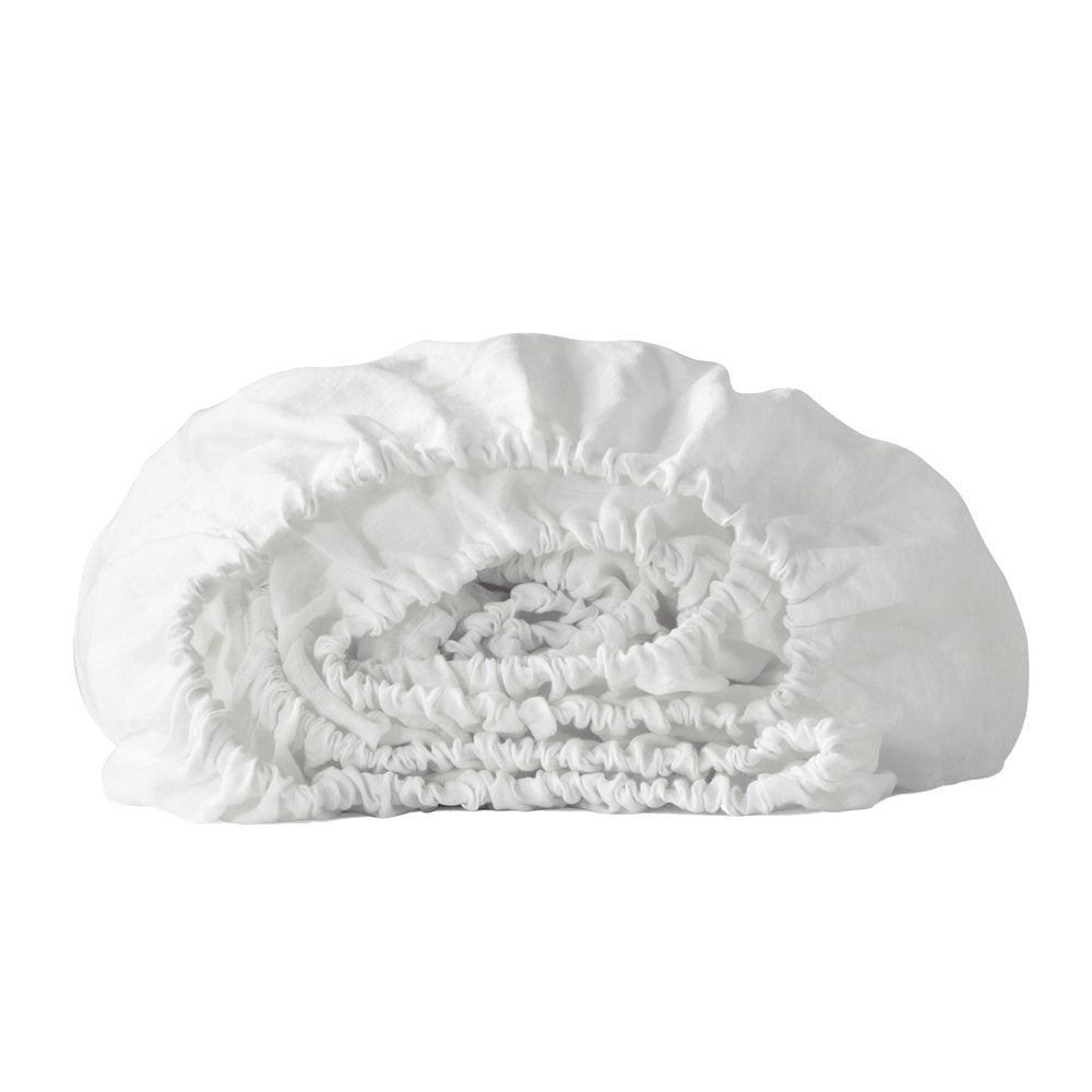 White Linen California King Fitted sheet