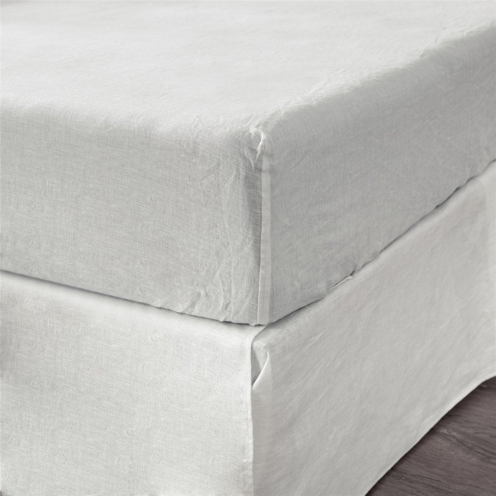 White Linen King Fitted sheet
