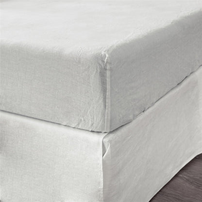 White Linen King Fitted sheet
