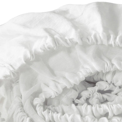 White Linen King Fitted sheet