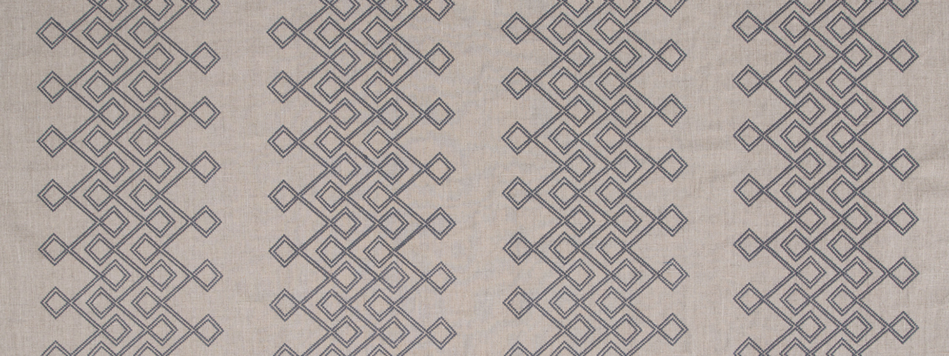 Titanium-colored stripe upholstery fabric with a subtle woven texture.