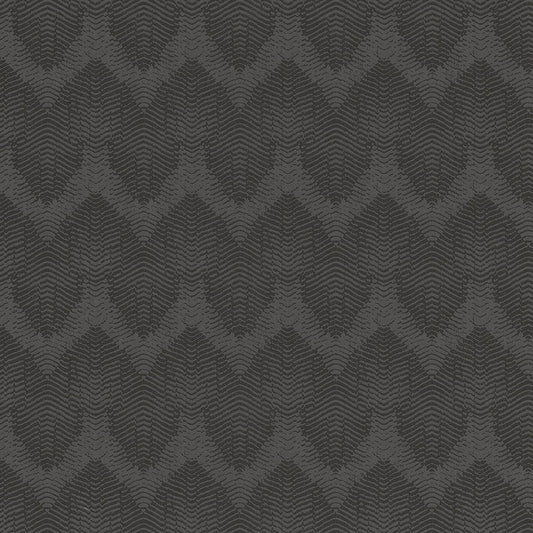 JF Fabrics -Wallpaper 52098 98 Wallpaper Black  Non-Woven - 8277398 W8821