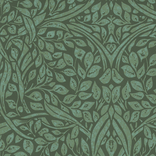 JF Fabrics -Wallpaper 52108 76 Wallpaper Green  Non-Woven - 8279076 W8811