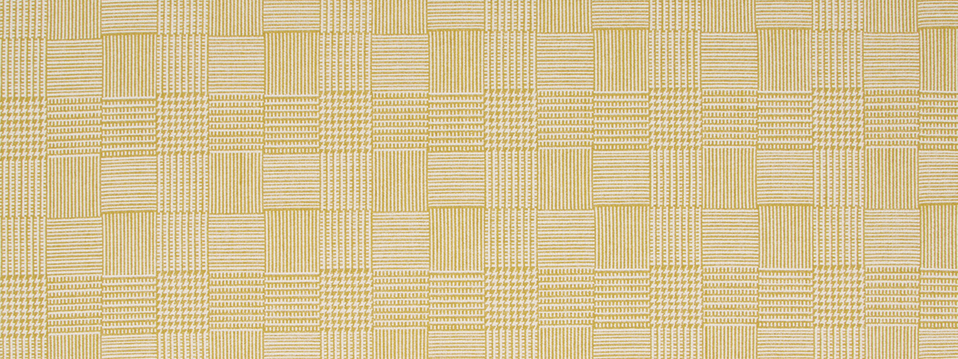 Chartreuse plaid woven upholstery fabric with light and dark chartreuse checks.