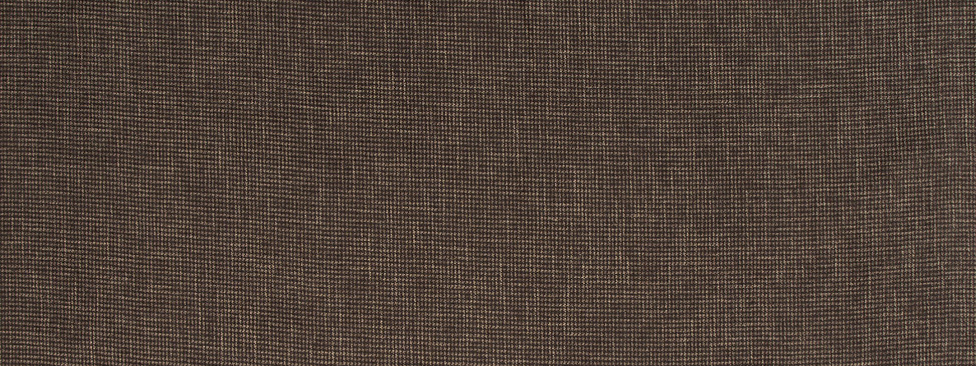 Dark brown woven fabric texture with tight weave and subtle tan threads.
