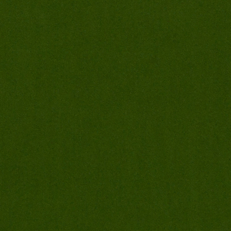Olive green square upholstery fabric swatch with a matte finish.