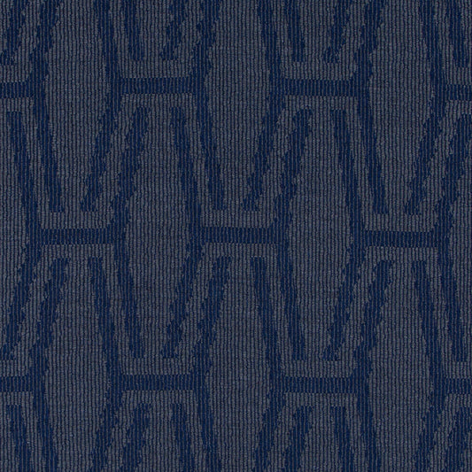 Duralee Monogram Hu16458 | 193-Indigo  Upholstery     - 521853
