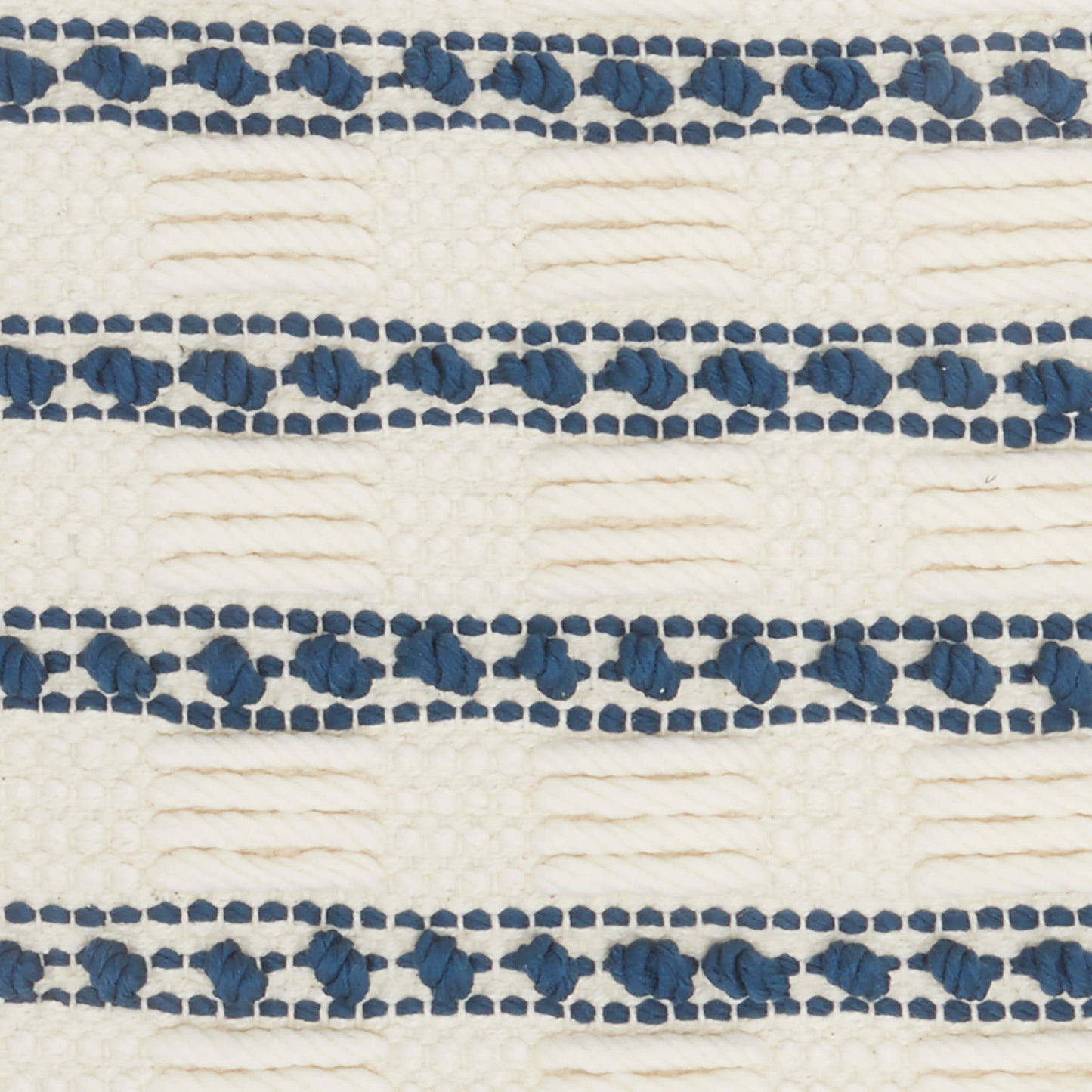 NOURISON HOME   18" x 18" Mina Victory Farmhouse Navy    - 798019079697