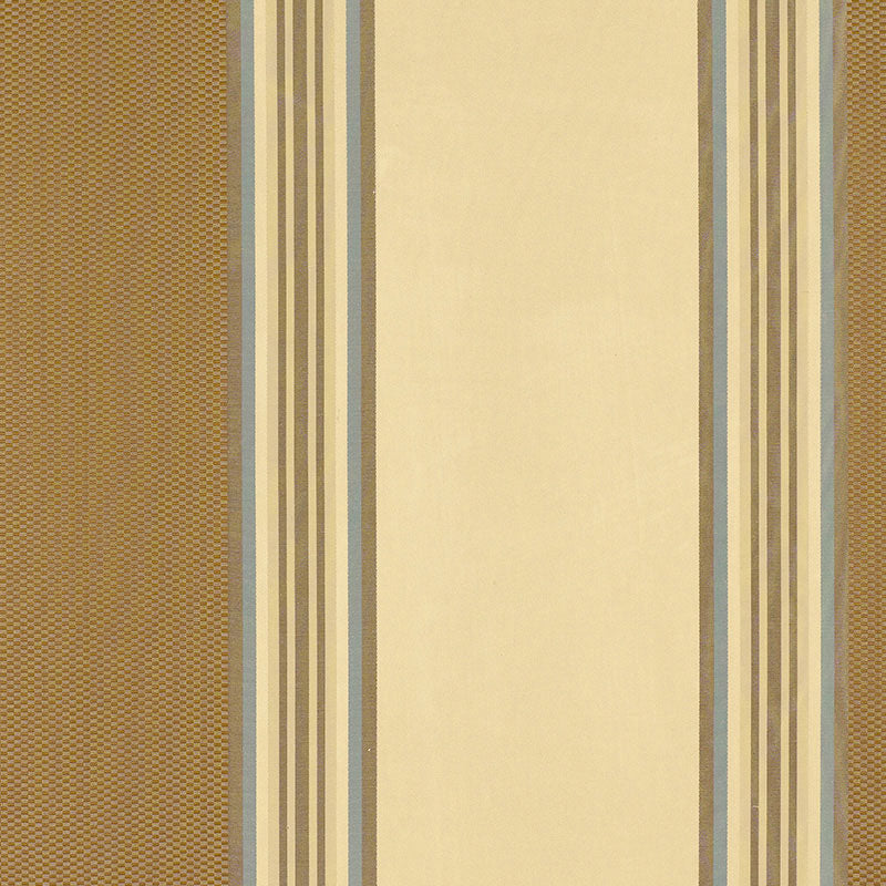 SCHUMACHER  CHROMA AVA SILK STRIPE SILKS & SATIN SILKS & SATIN MOCHA   - 52370