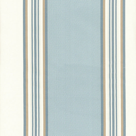 SCHUMACHER  CHROMA AVA SILK STRIPE SILKS & SATIN SILKS & SATIN CORNFLOWER   - 52372