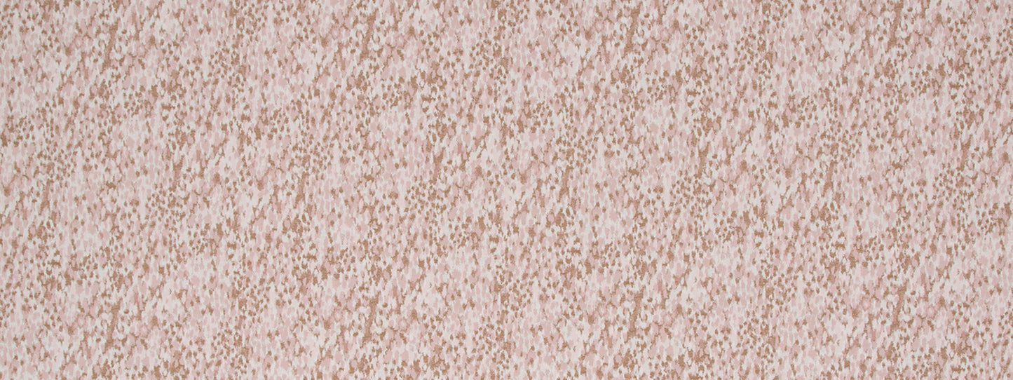 Beige speckled upholstery fabric with brown flecks, terrazzo/granite-like texture.