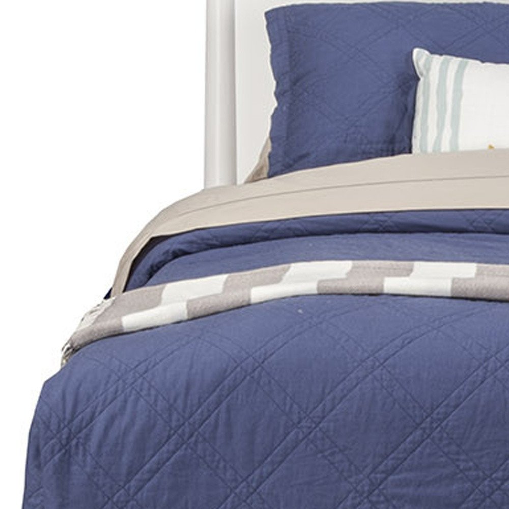 White Solid Wood California King Bed Frame