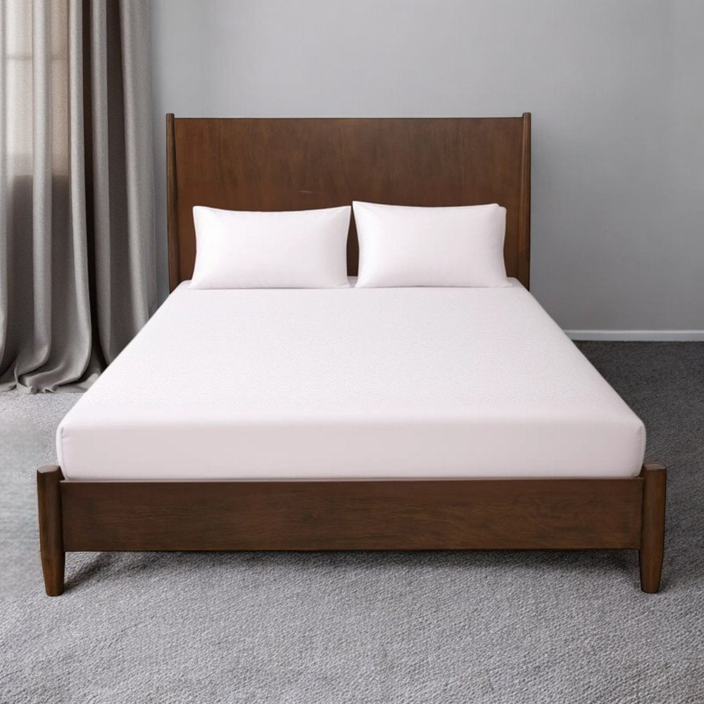 Walnut Solid Wood King Bed Frame