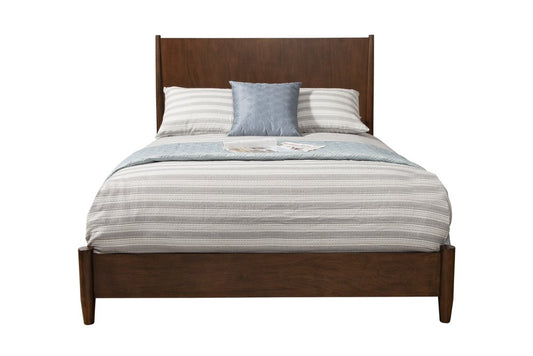Walnut Solid Wood King Bed Frame