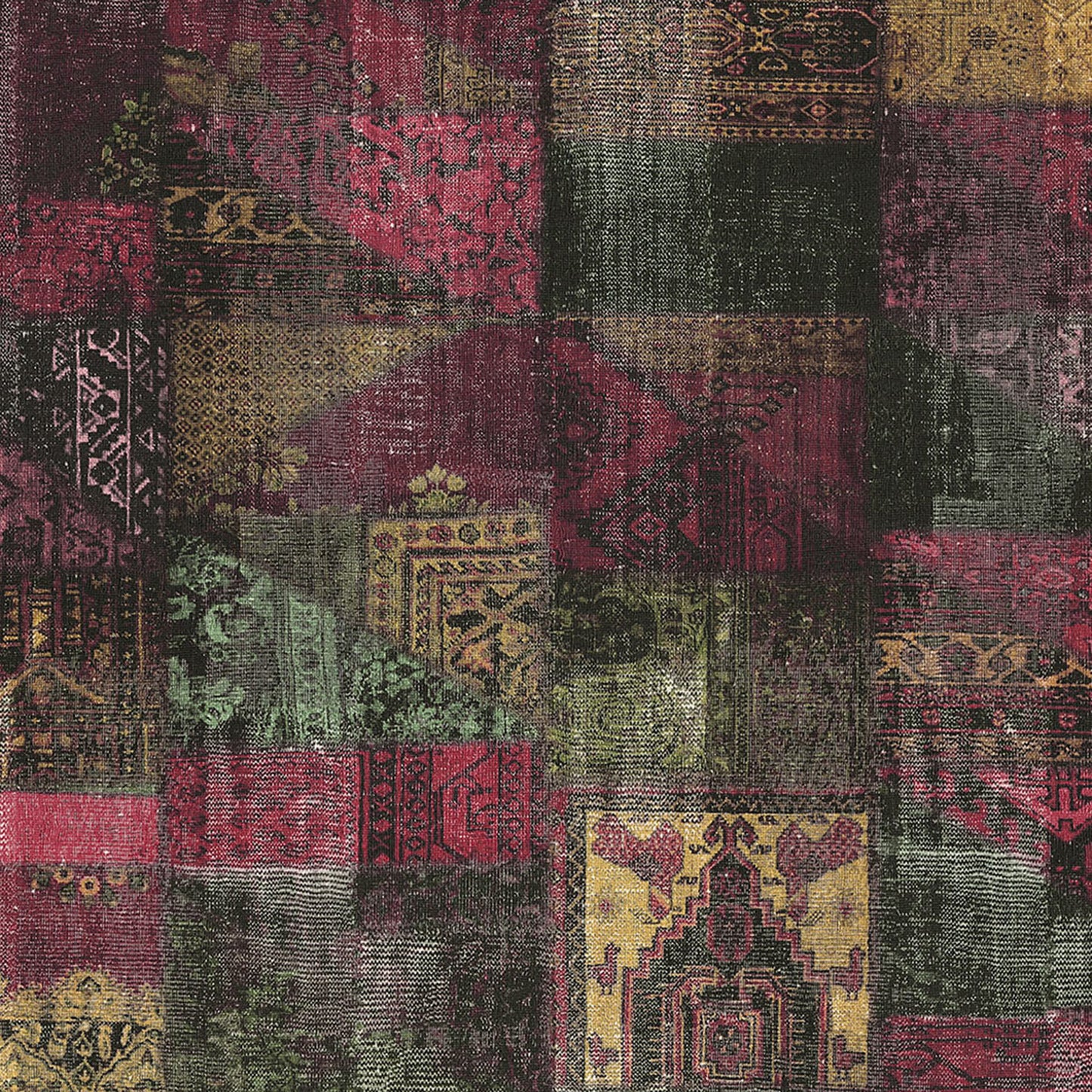 JF Fabrics -Wallpaper 5255 46 Wallpaper Burgundy,Red  Vinyl - 5914346 W7631