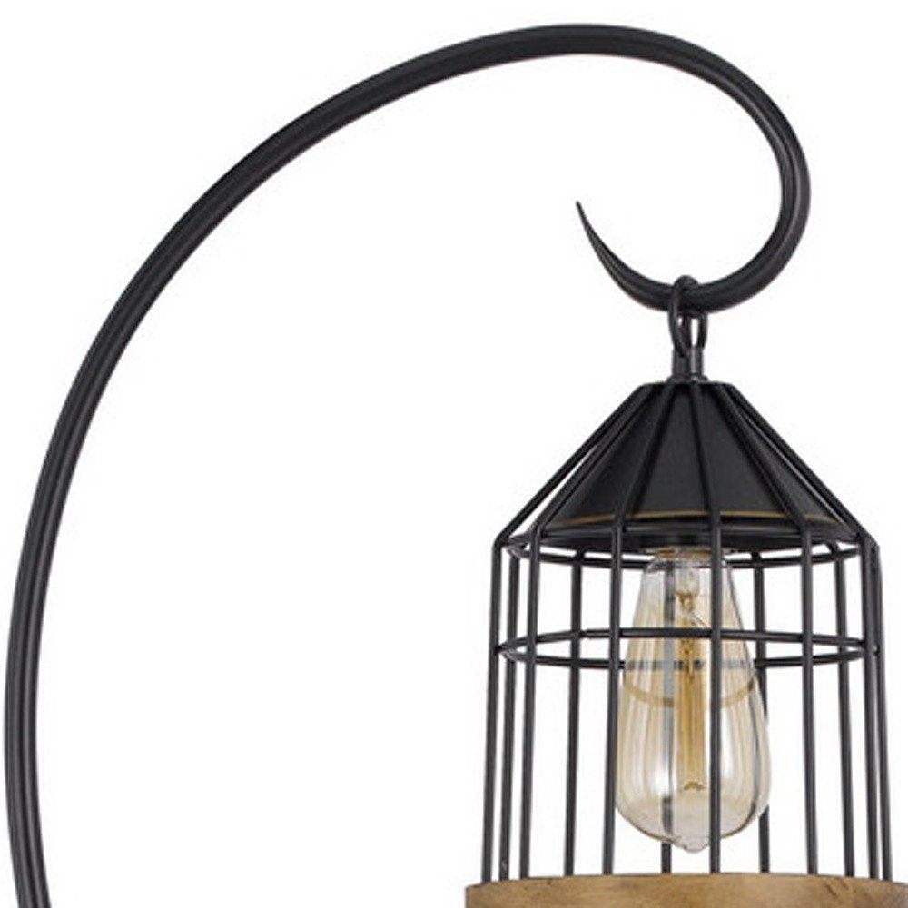 63-inch bronze traditional floor lamp.