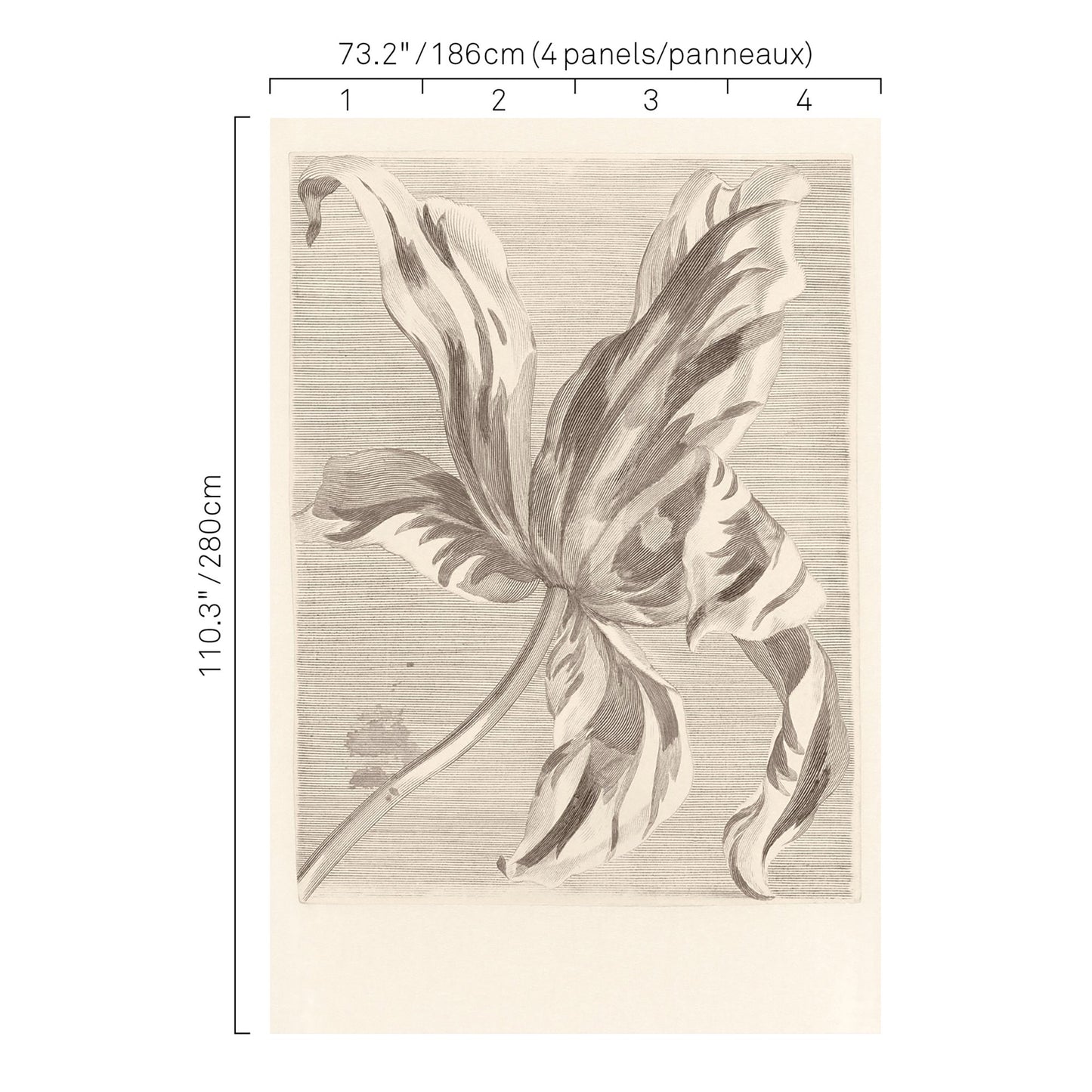 JF Fabrics -Wallpaper 5263 94 Wallpaper Grey,Silver  Non-Woven,Mural - 5915194 W7631