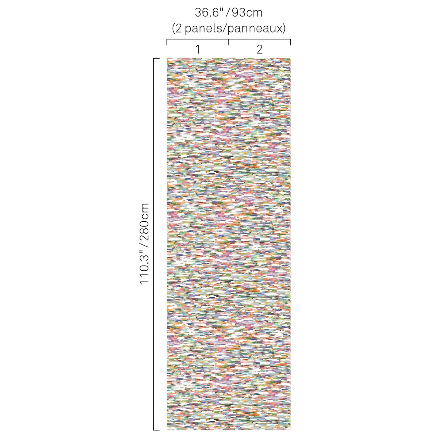 JF Fabrics -Wallpaper 5266 42 Wallpaper Multi,Pink  Non-Woven,Mural,Width Extendable - 5915442 W7631