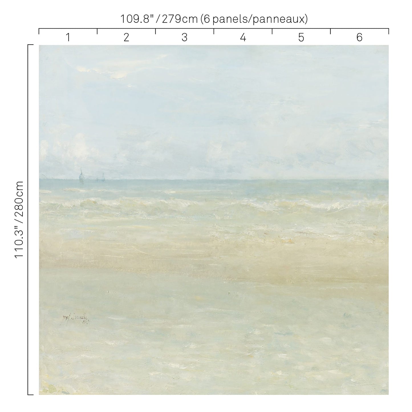 JF Fabrics -Wallpaper 5268 72 Wallpaper Green  Non-Woven,Mural - 5915672 W7631