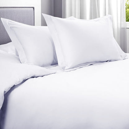 White Queen Cotton Blend 1200 Thread Count Washable Duvet Cover Set