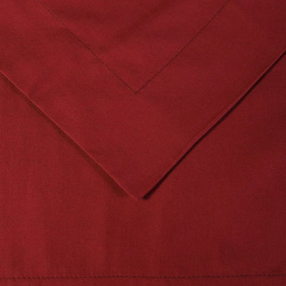 Burgundy King 100% Cotton 300 Thread Count Washable Duvet Cover Set