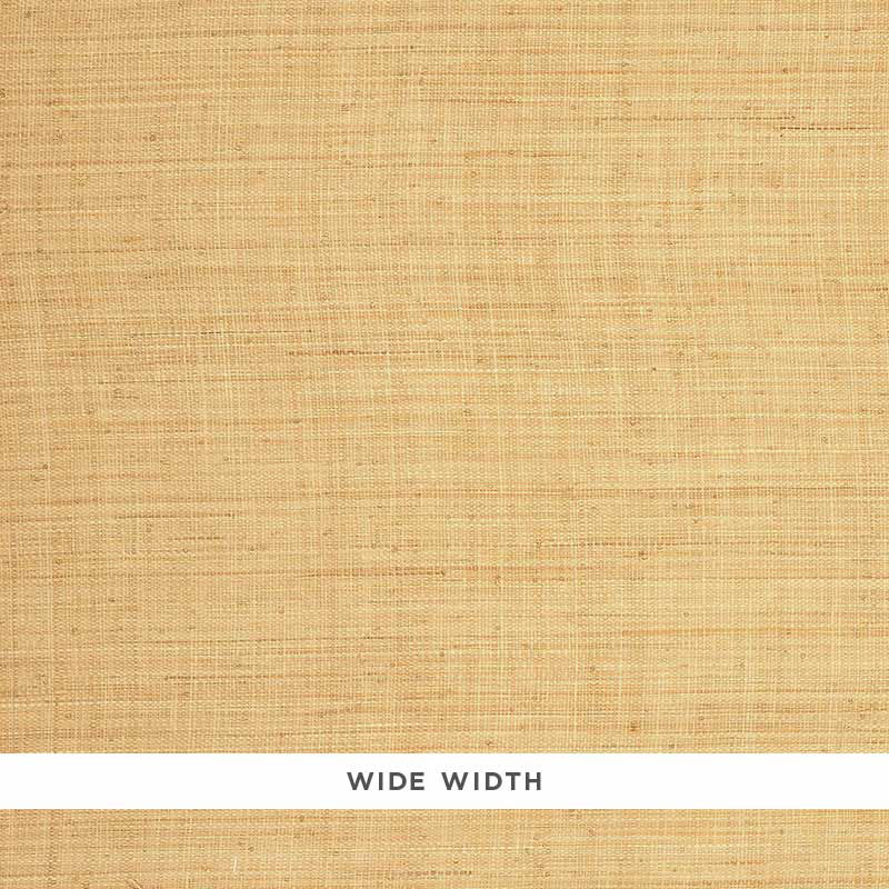 Beige woven fabric texture with a white horizontal stripe labeled WIDE WIDTH.