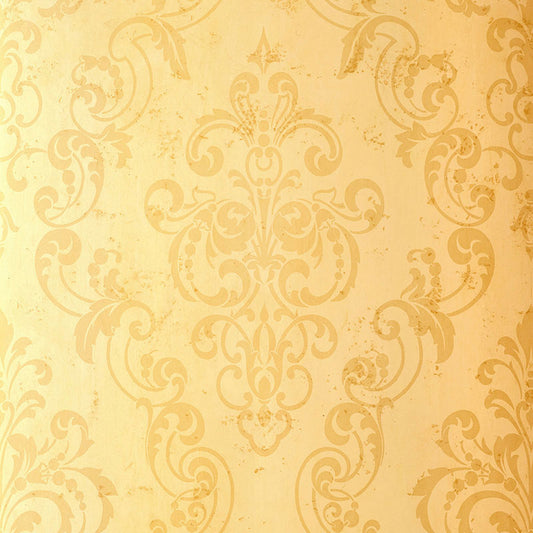 SCHUMACHER  PALAZZO GIOVAN DAMASK   MAIZE   - 529121