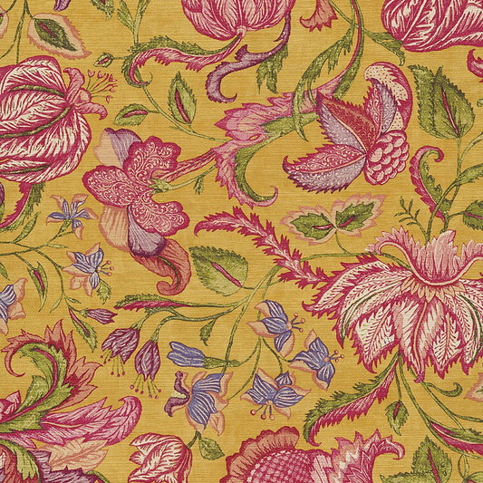 JF Fabrics -Wallpaper 5293 17 Wallpaper Multi,Yellow,Gold  Vinyl - 7574117 W8251