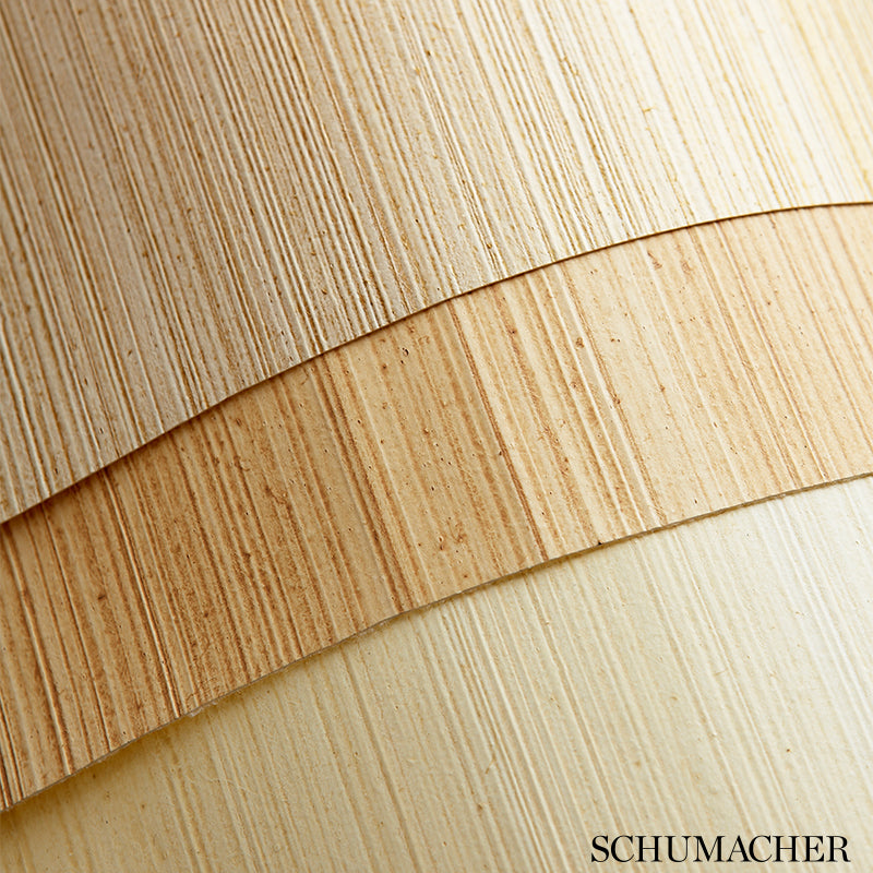Beige Malta Strie Stucco texture with subtle vertical striations and a layered pattern; warm natural tones.