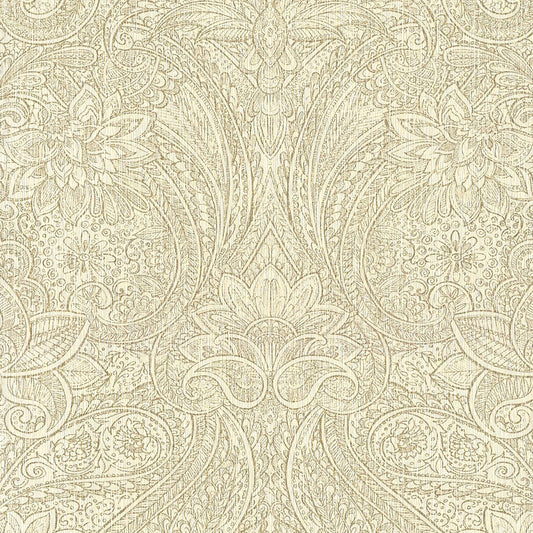 JF Fabrics -Wallpaper 5298 93 Wallpaper Creme,Beige  Vinyl - 7574393 W8251
