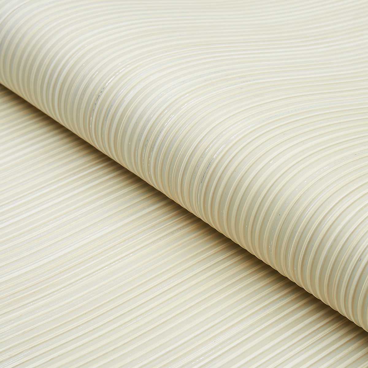 SCHUMACHER  TEXTURED WALLCOVERINGS & PRINTED GRASSCLOTHS RIMINI RIB   PARCHMENT   - 529909