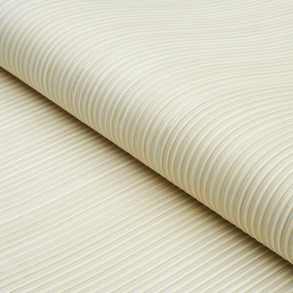 SCHUMACHER  TEXTURED WALLCOVERINGS & PRINTED GRASSCLOTHS RIMINI RIB   PARCHMENT   - 529909