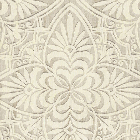 JF Fabrics -Wallpaper 5299 93 Wallpaper Grey,Silver  Vinyl - 7574493 W8251