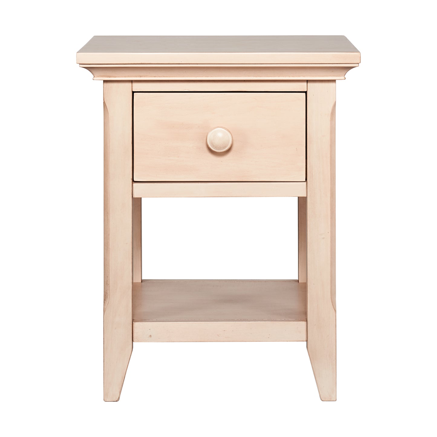 24" Sand One Drawer Nightstand