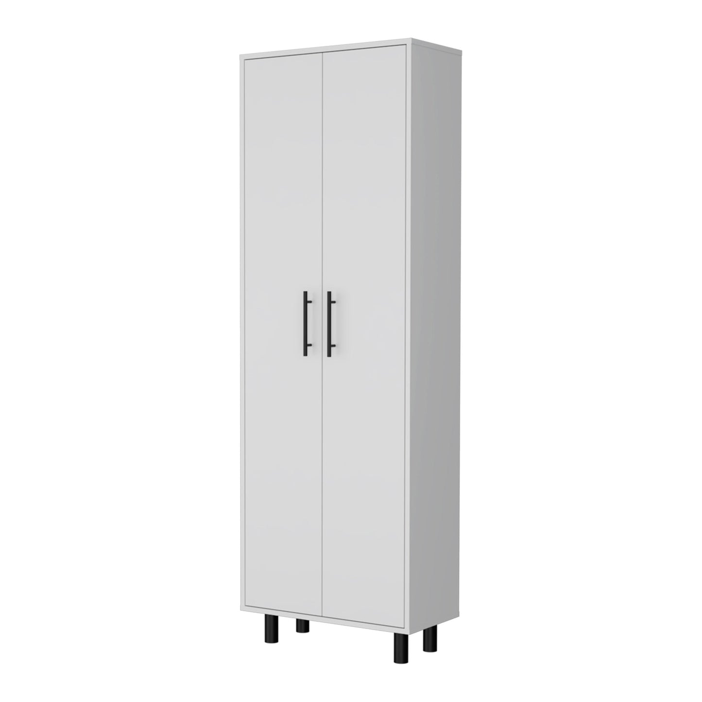 71" White Tall Pantry Cabinet