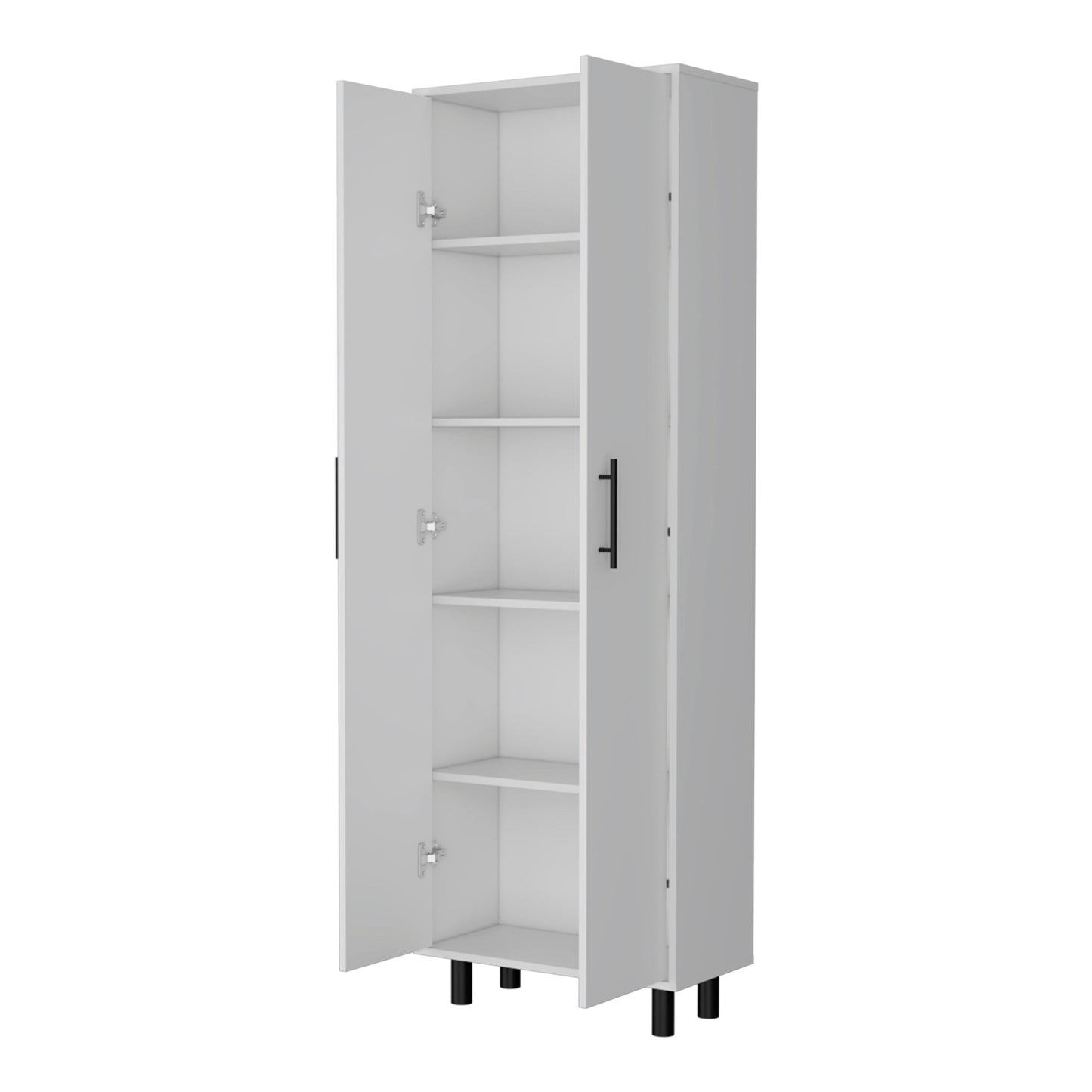 71" White Tall Pantry Cabinet