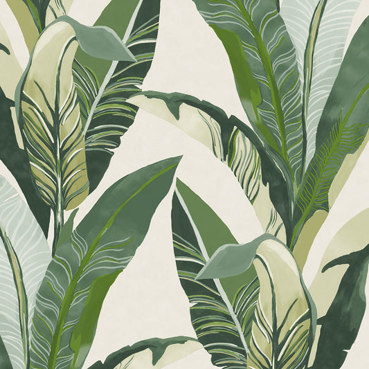 JF Fabrics -Wallpaper 5352 76 Wallpaper Green  Non-Woven - 7835676 W8411