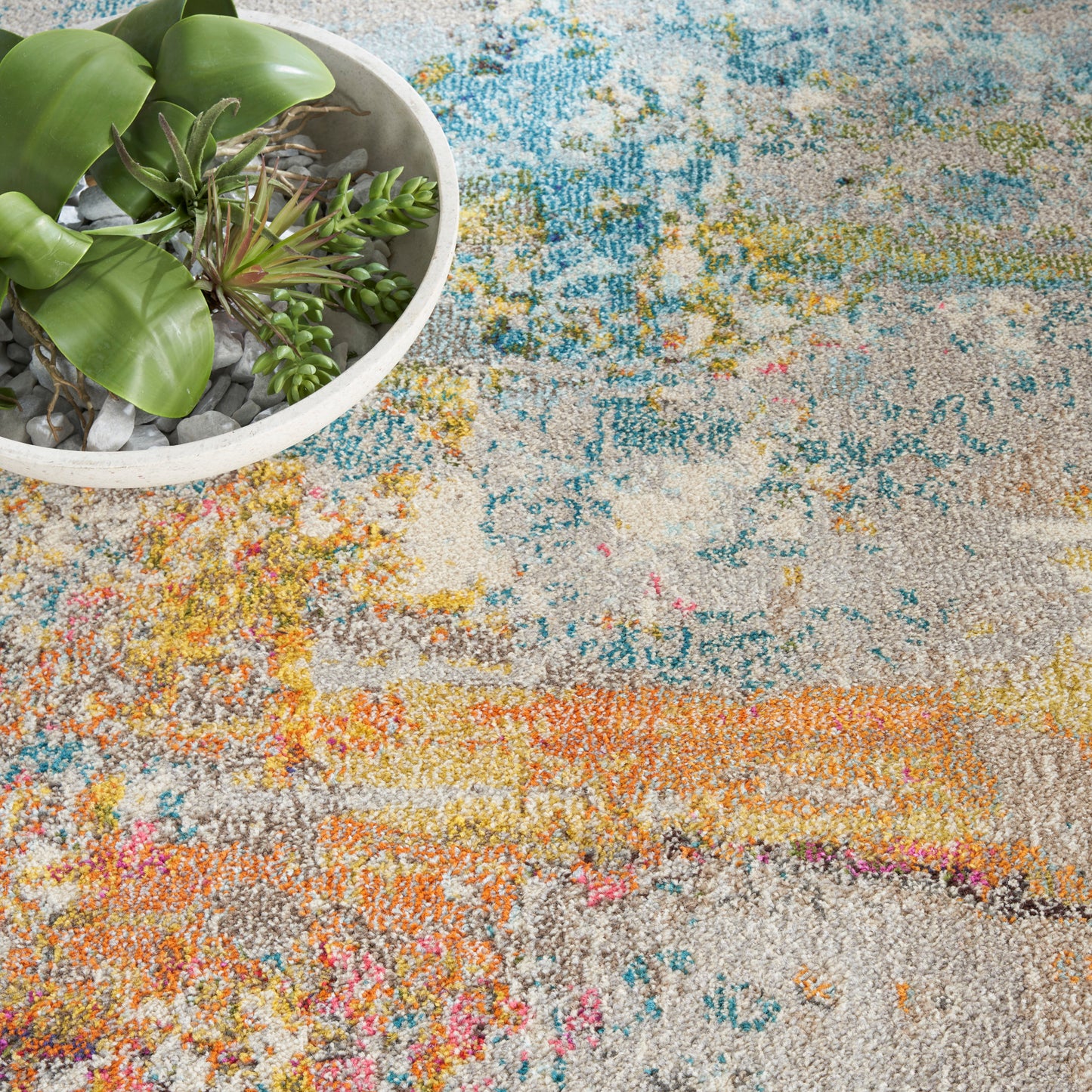 Nourison Rugs Nourison Home   Modern 8' X Round    - 099446362261