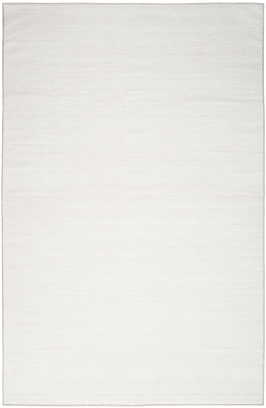 Rectangular light cream woven fabric swatch with subtle horizontal texture.