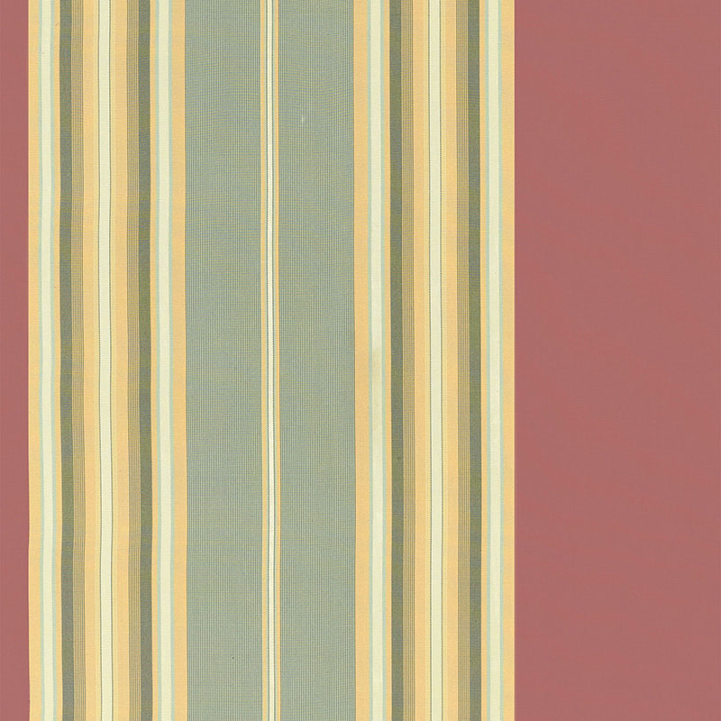 SCHUMACHER  CHROMA VIVIEN SILK STRIPE PATTERN WOVENS,SILKS & SATIN PATTERN WOVENS,SILKS & SATIN ROUGE   - 54131