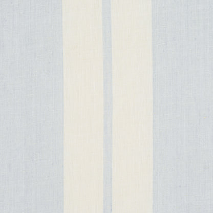 SCHUMACHER  COUNTRY CHIC TOPSAIL LINEN STRIPE PATTERN WOVENS PATTERN WOVENS SKY BLUE   - 54161