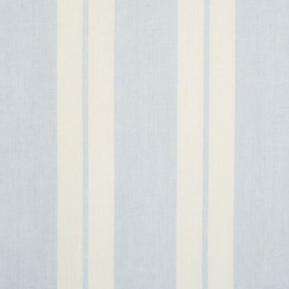 SCHUMACHER  COUNTRY CHIC TOPSAIL LINEN STRIPE PATTERN WOVENS PATTERN WOVENS SKY BLUE   - 54161
