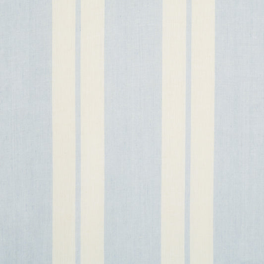 SCHUMACHER  COUNTRY CHIC TOPSAIL LINEN STRIPE PATTERN WOVENS PATTERN WOVENS SKY BLUE   - 54161