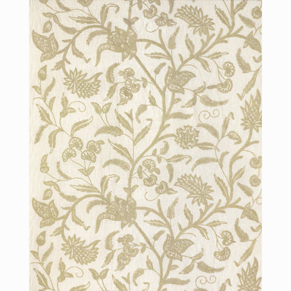 SCHUMACHER  PERENNIAL FAVORITES Amagansett Linen Crewel CREWEL CREWEL ECRU   - 54191