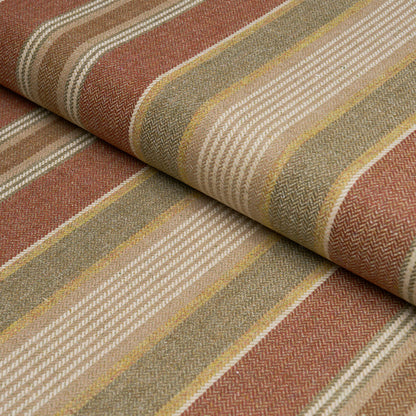 SCHUMACHER  CLASSIC WOVENS EDGEMERE STRIPE PATTERN WOVENS PATTERN WOVENS INDIAN RED   - 54204